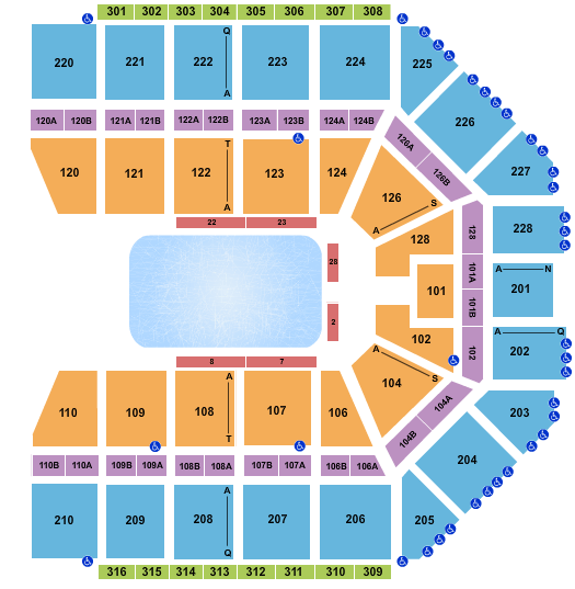 Van Andel Arena Disney On Ice Seating Chart